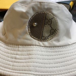 Up cycled Gucci purse bucket hat